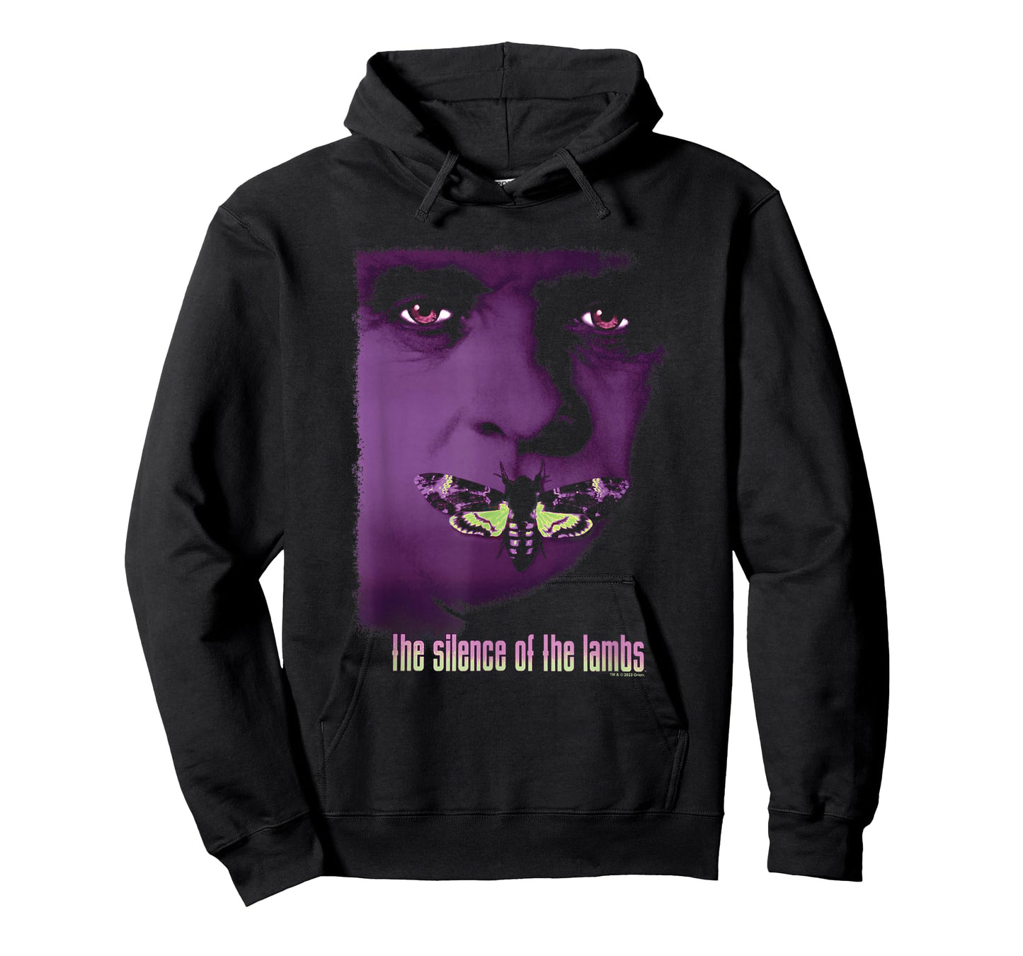 The Silence Of The Lambs Hannibal Lecter Purple Moth Poster T-Shirt