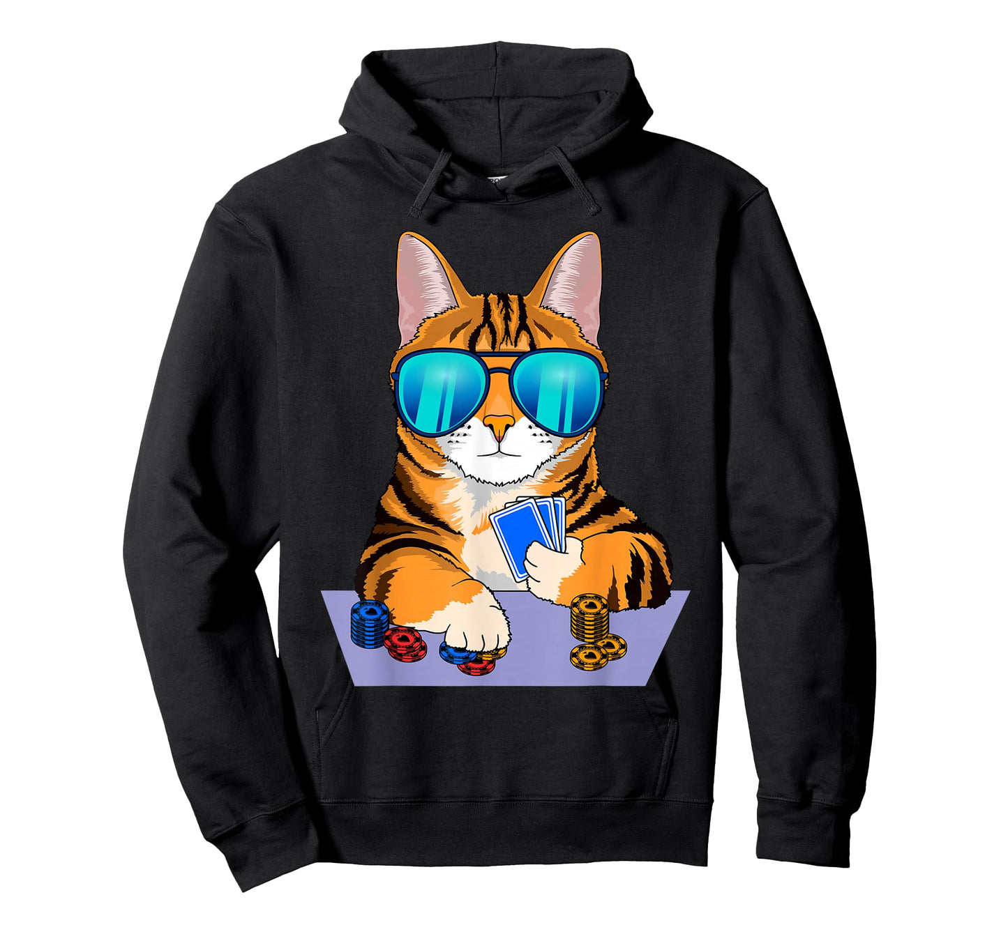 Cat Play Poker - Texas Hold'em Poker T-Shirt