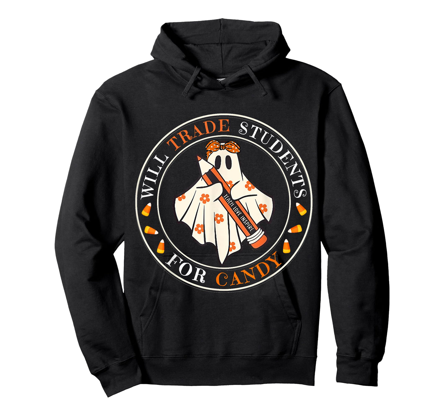 Will Trade Students For Candy Teacher Easy Halloween Costume T-Shirt