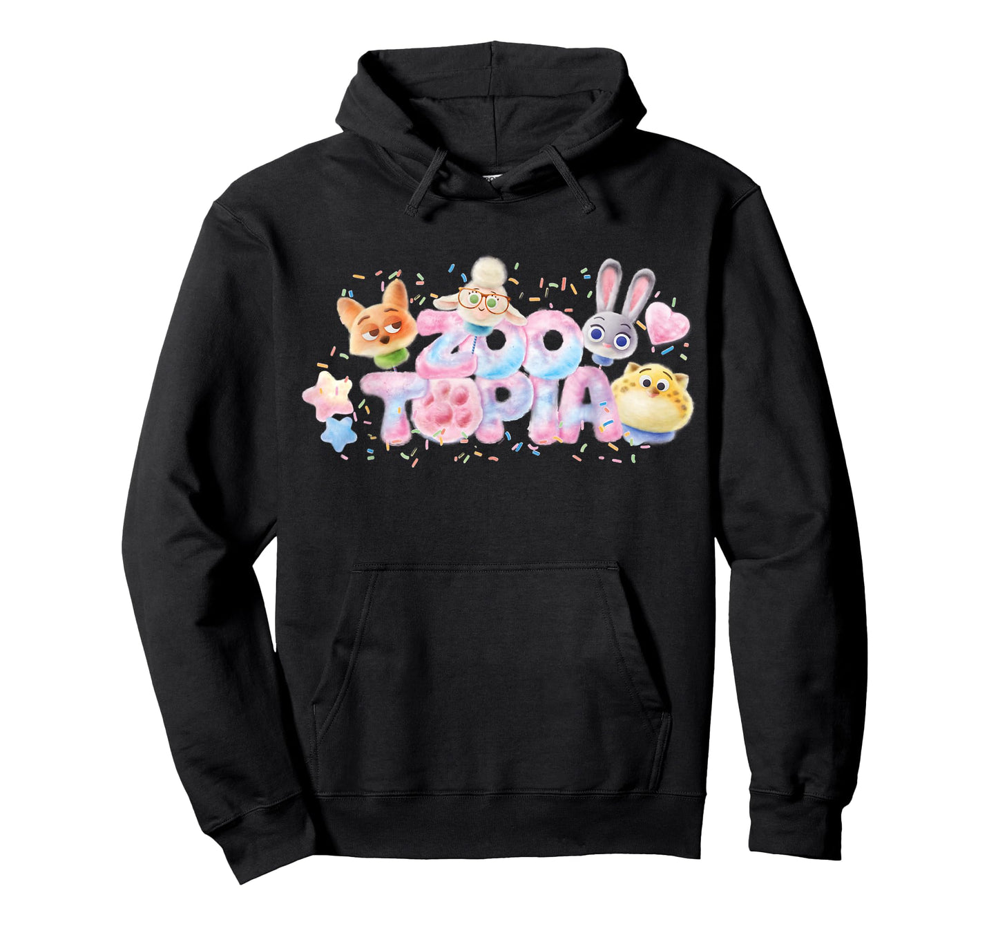 Disney Zootopia Cute Cotton Candy Friends Logo T-Shirt