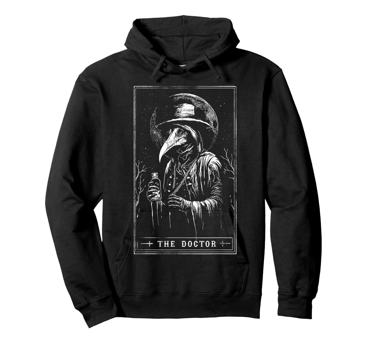 Plague Doctor Tarot Card Shirt Horror Death Occult Satanic T-Shirt