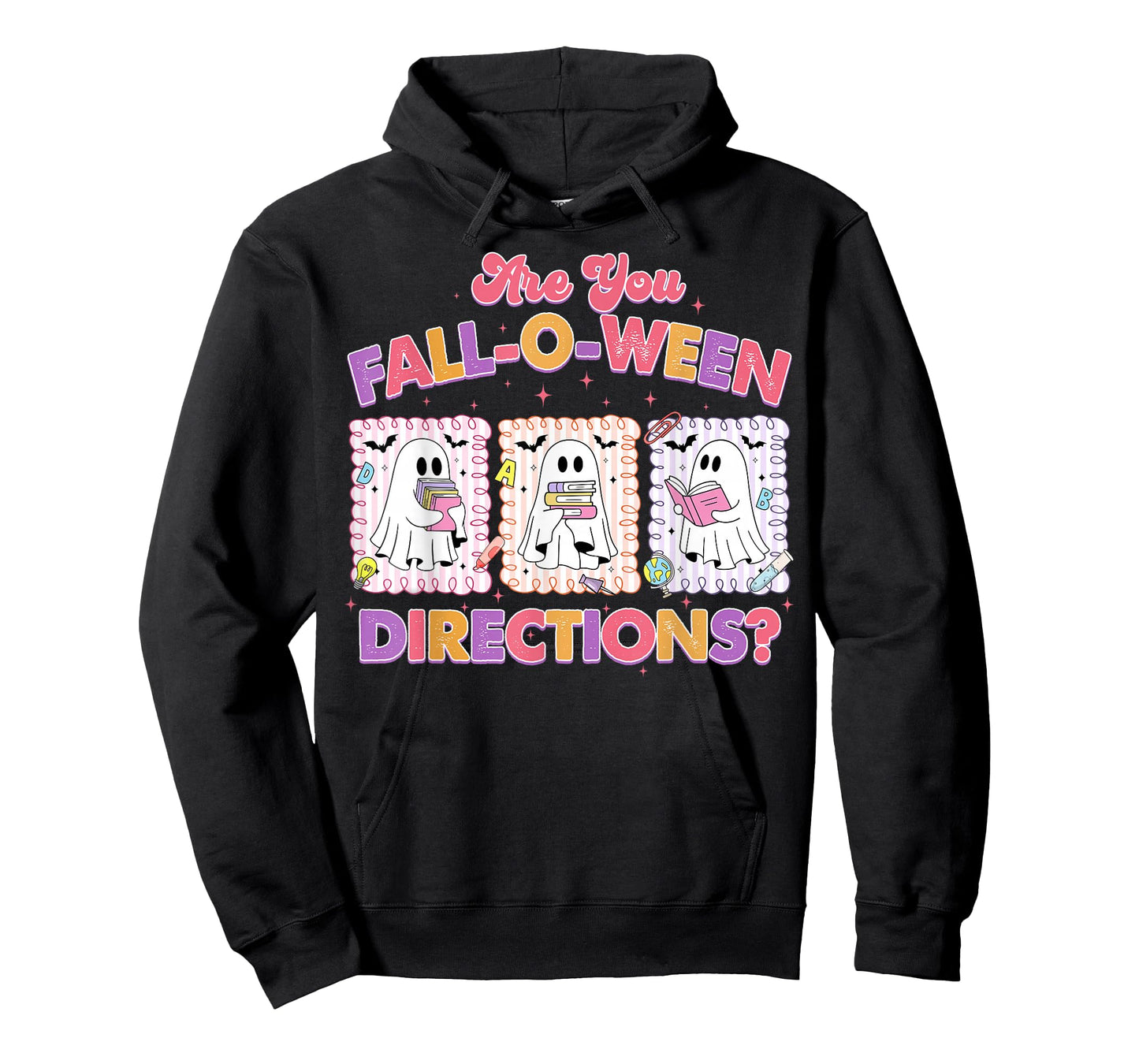 are You Falloween Directions, Halloween Cute Ghost Teacher T-Shirt