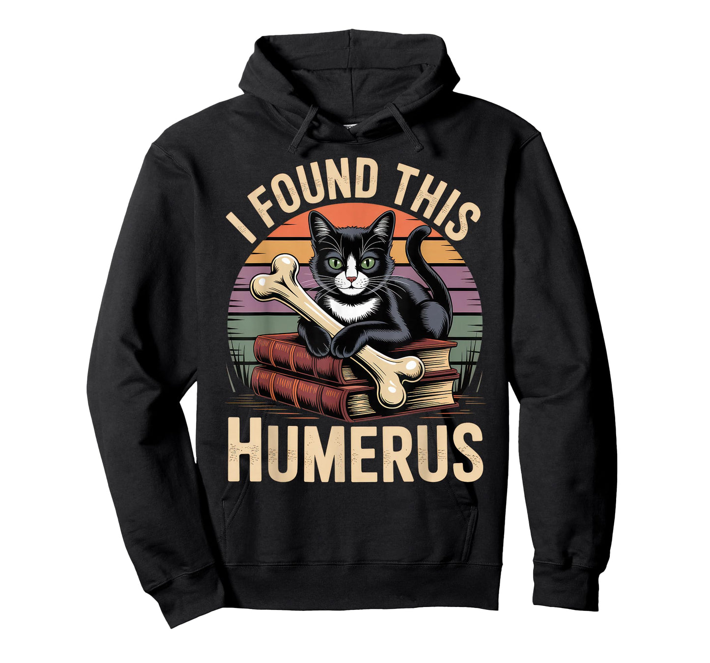 I Found This Humerus T Shirt Cat Funny Cute Halloween T-Shirt