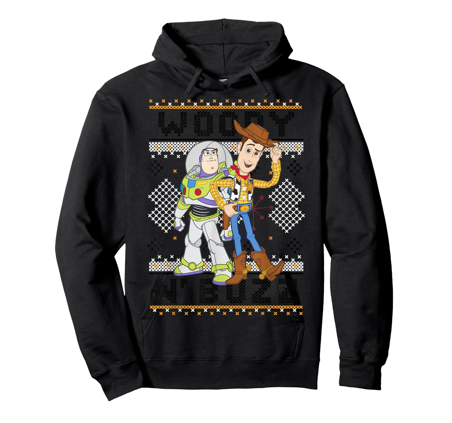 Disney Pixar Toy Story Christmas Ugly Sweater Buzz & Woody T-Shirt