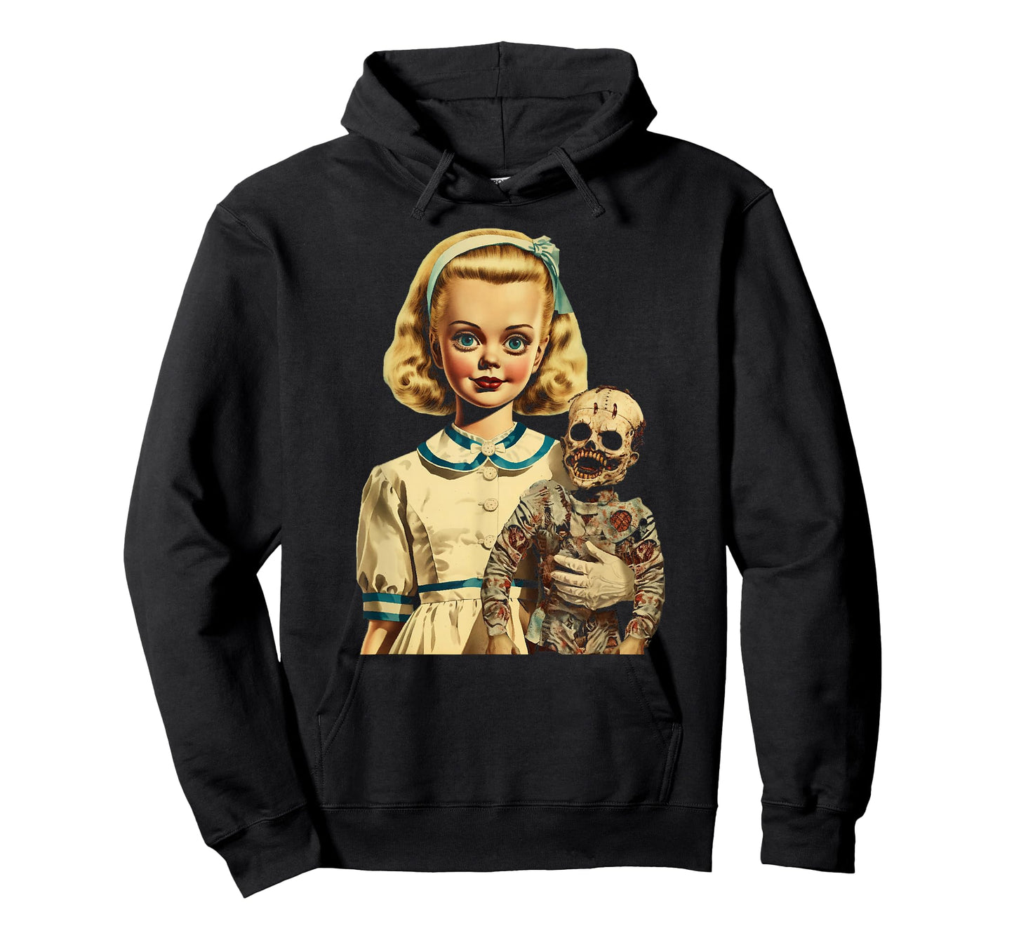 Creepy Girl With Her Even Creepier Doll T-Shirt