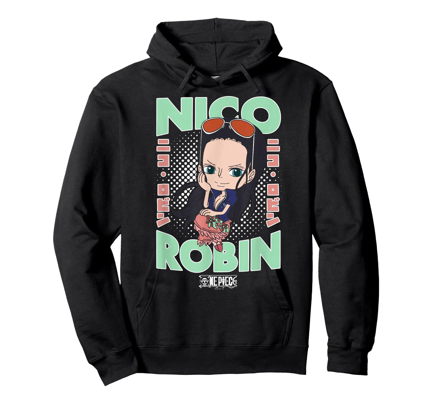 One Piece Anime Chibi Nico Robin Portrait T-Shirt