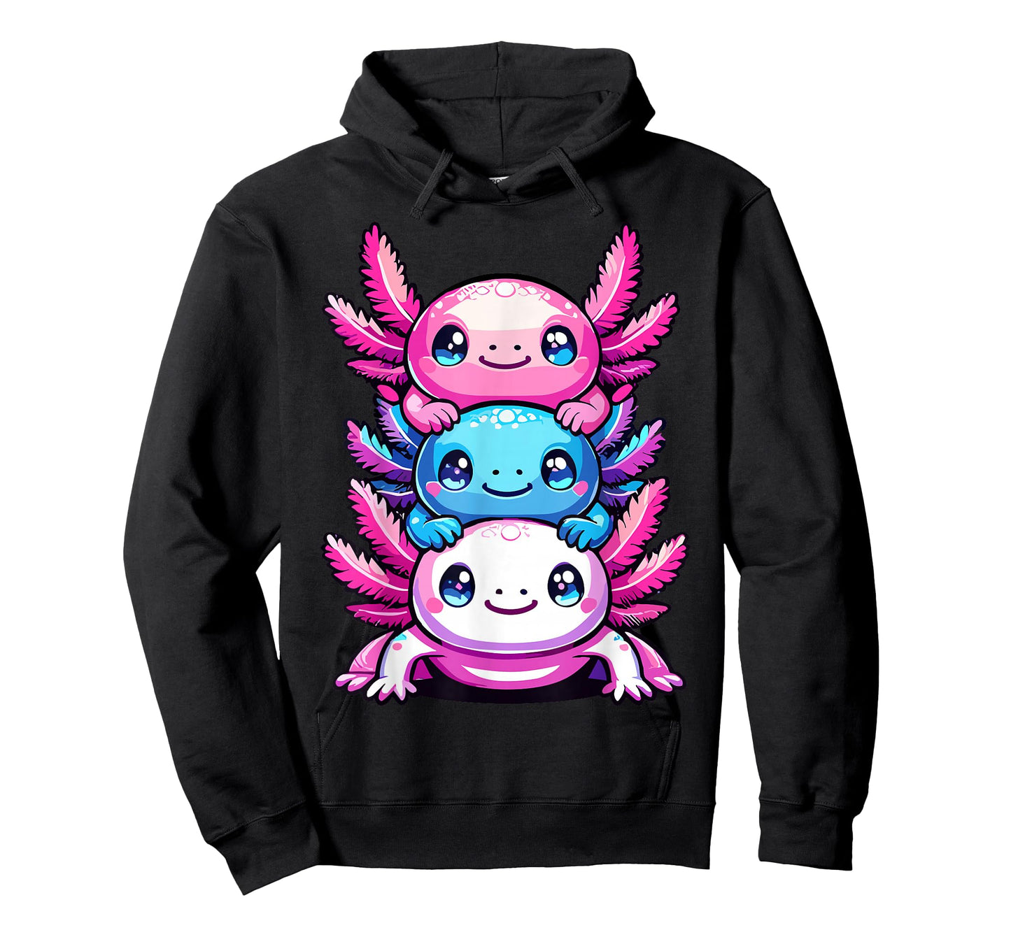 Cute Axolotls Anime Kawaii Axolotl T-Shirt