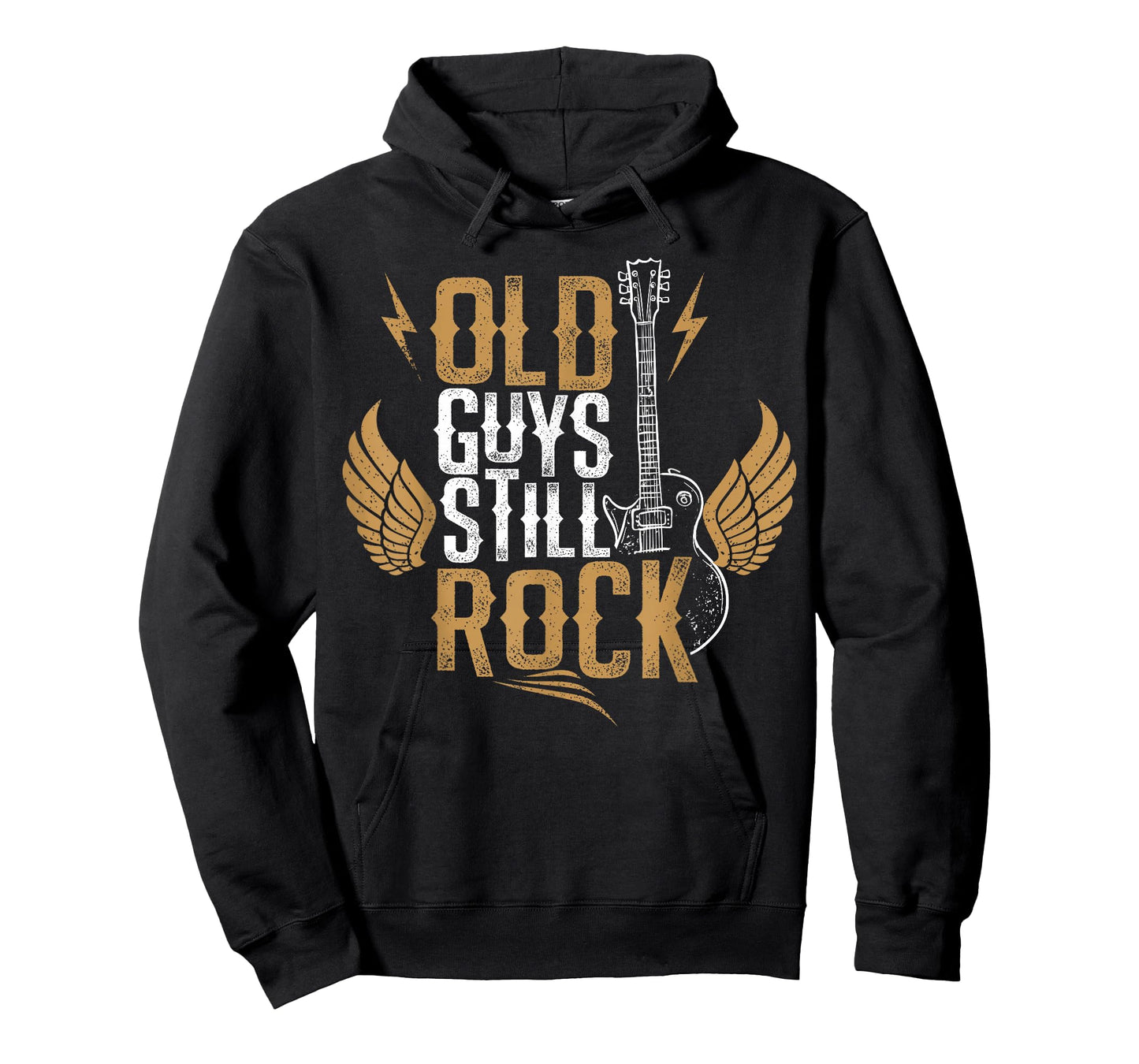 Electric Guitar Themed T-Shirt | Old Guys Still Rock T-Shirt