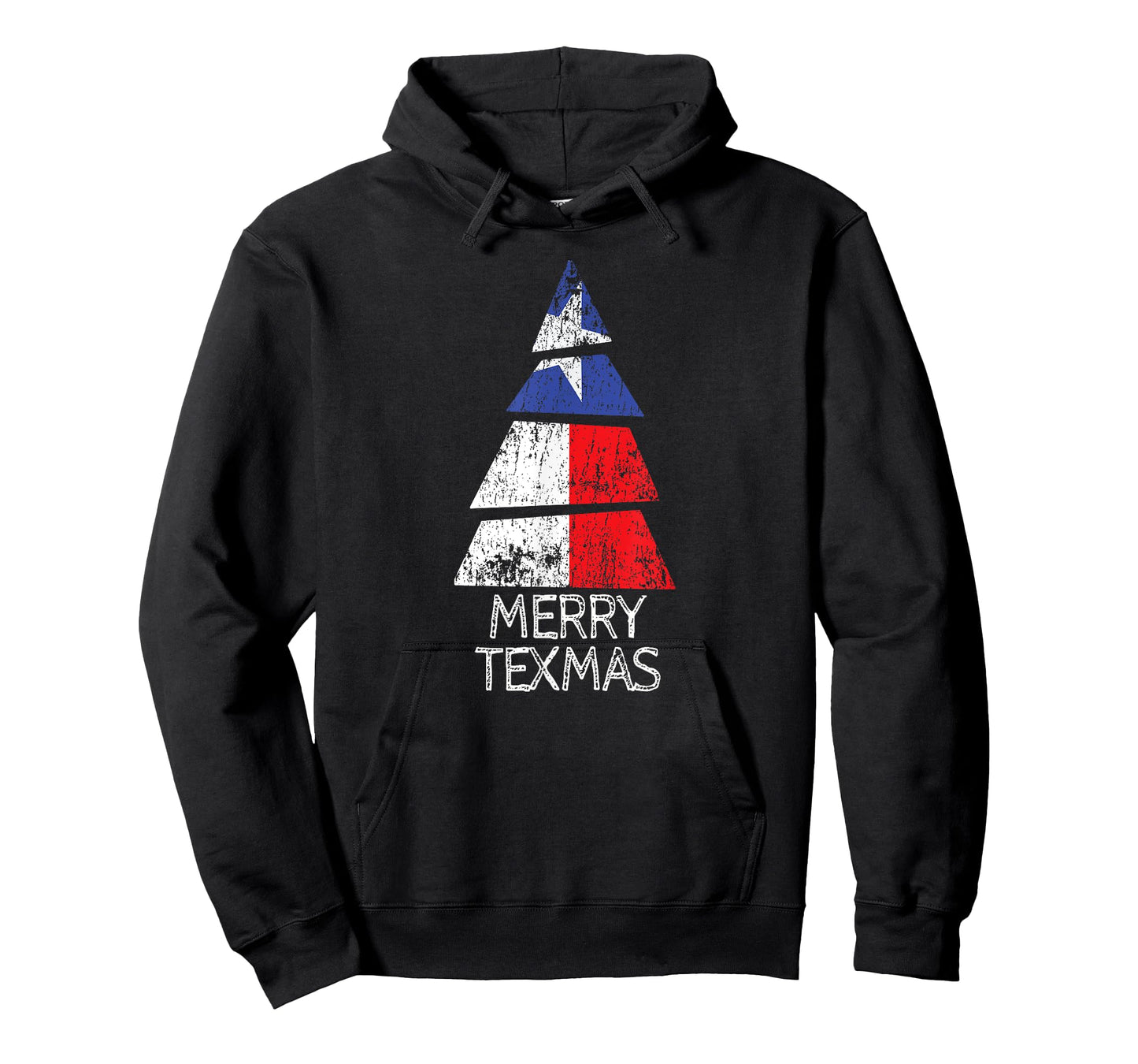 Texas Flag Christmas Tree - Merry Texmas T-shirt T-Shirt