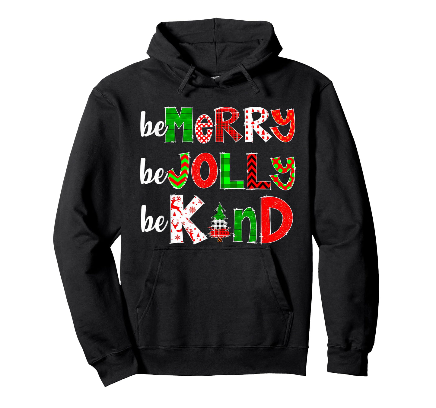 Be Merry Be Jolly Be Kind Merry Christmas Teacher Xmas Pjs T-Shirt