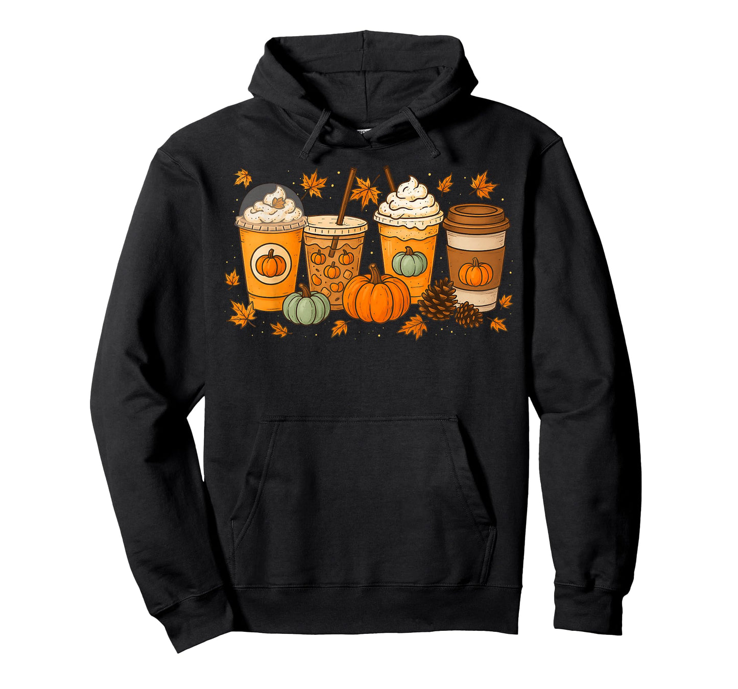 Coffee Pumpkin Latte Spice Coffee Love Fall Season Halloween T-Shirt