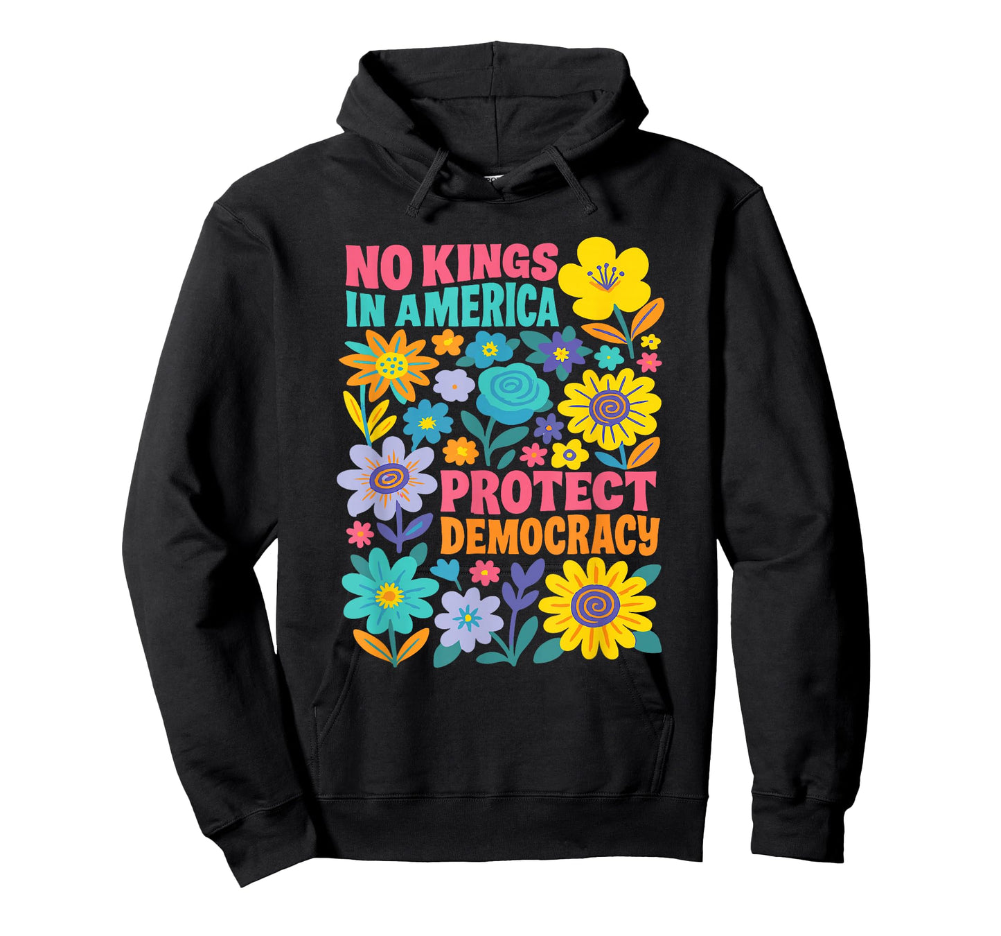 No Kings in America Protest Democraty No Kings Since 1776 T-Shirt