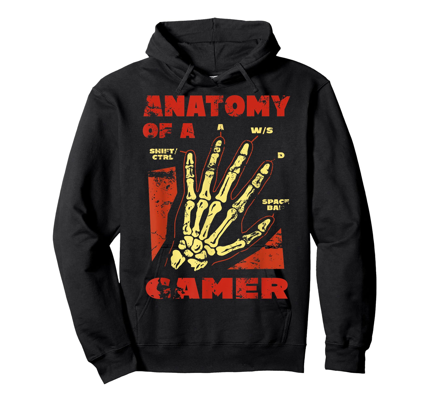 Anatomy of a Gamer Video Game Player Gamer T-Shirt