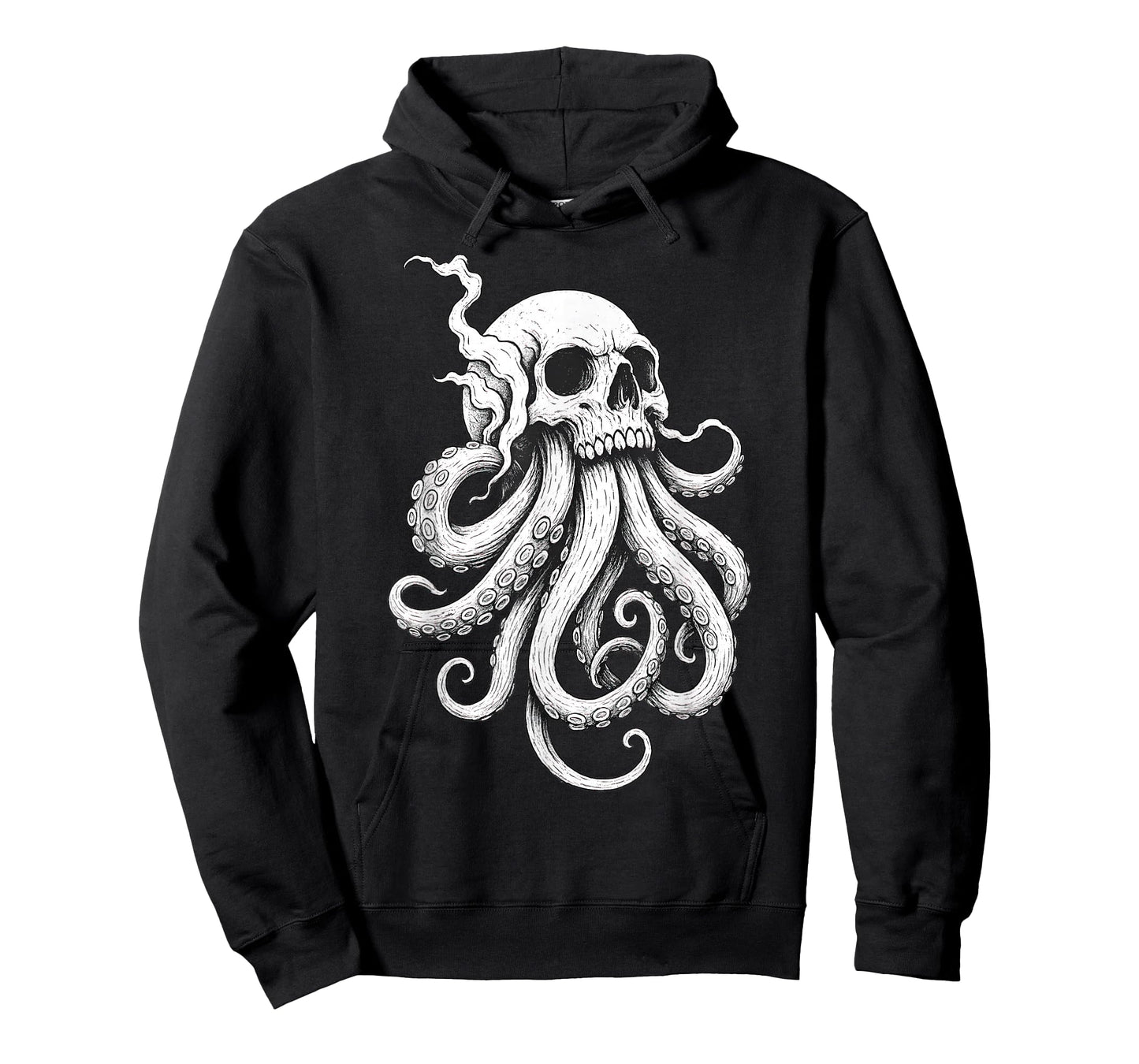 Cthulhu Kraken Skull Octopus Graphic Nautical Sea Monster T-Shirt