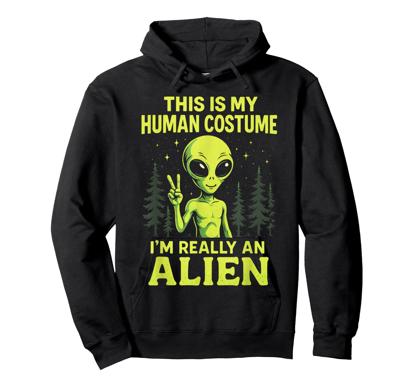 This is My Human Costume - Funny Alien Halloween T-Shirt
