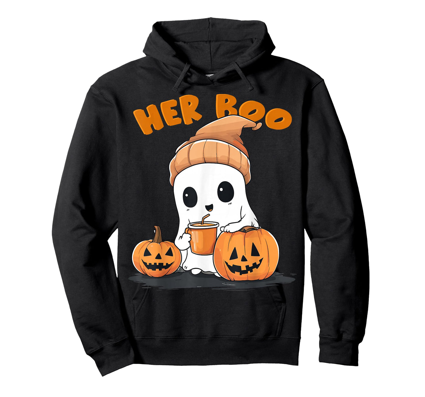 Her Boo His Boo Funny Ghost Matching Couples Halloween 2025 T-Shirt