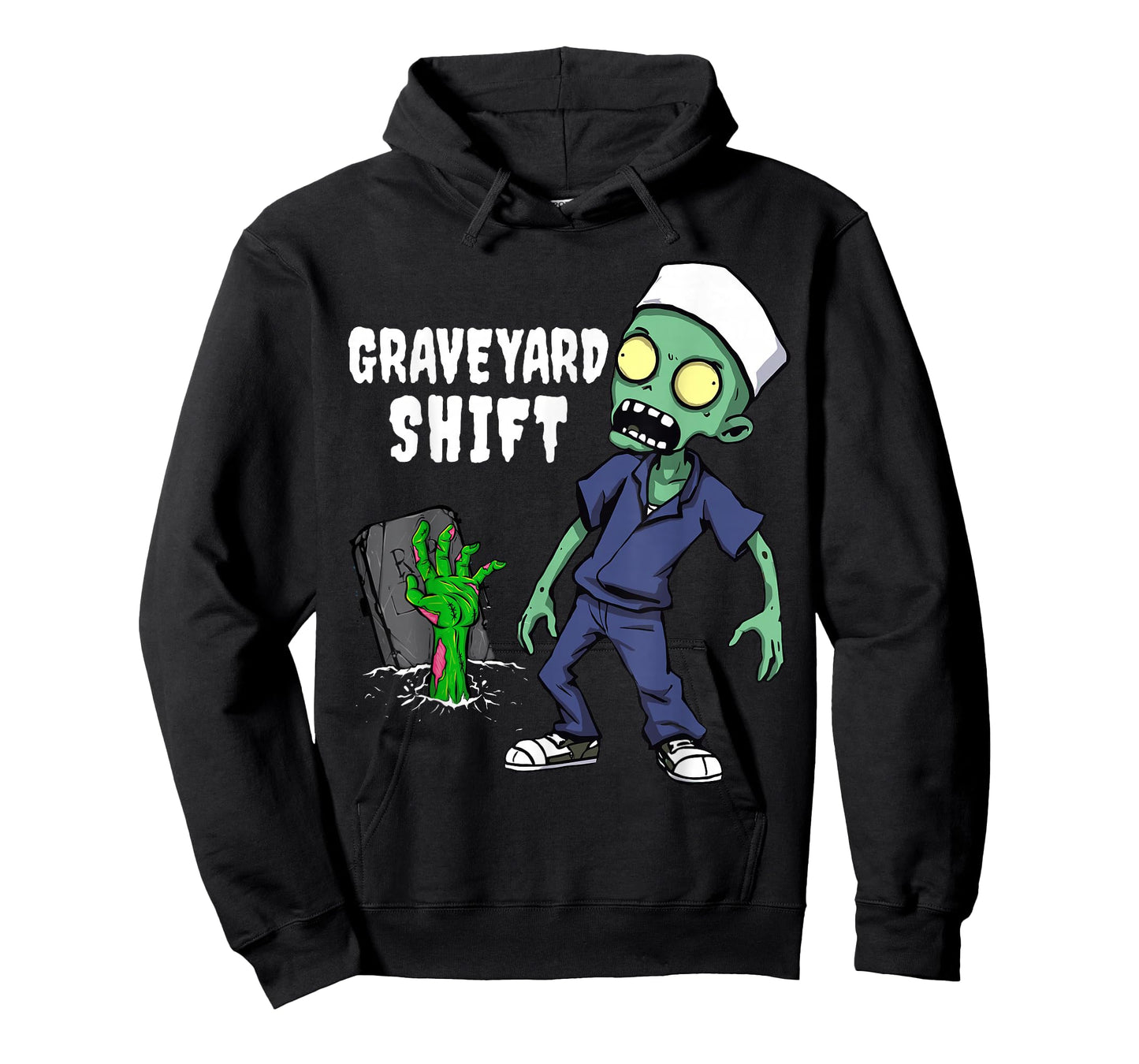 Graveyard Shift Funny Zombie Night Shift T-Shirt