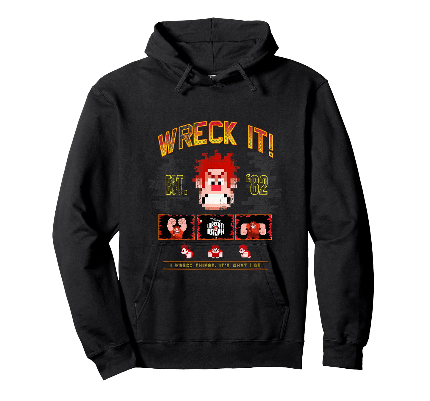 Disney Wreck-It Ralph Wreck It! Est. '82 Vintage Video Game T-Shirt
