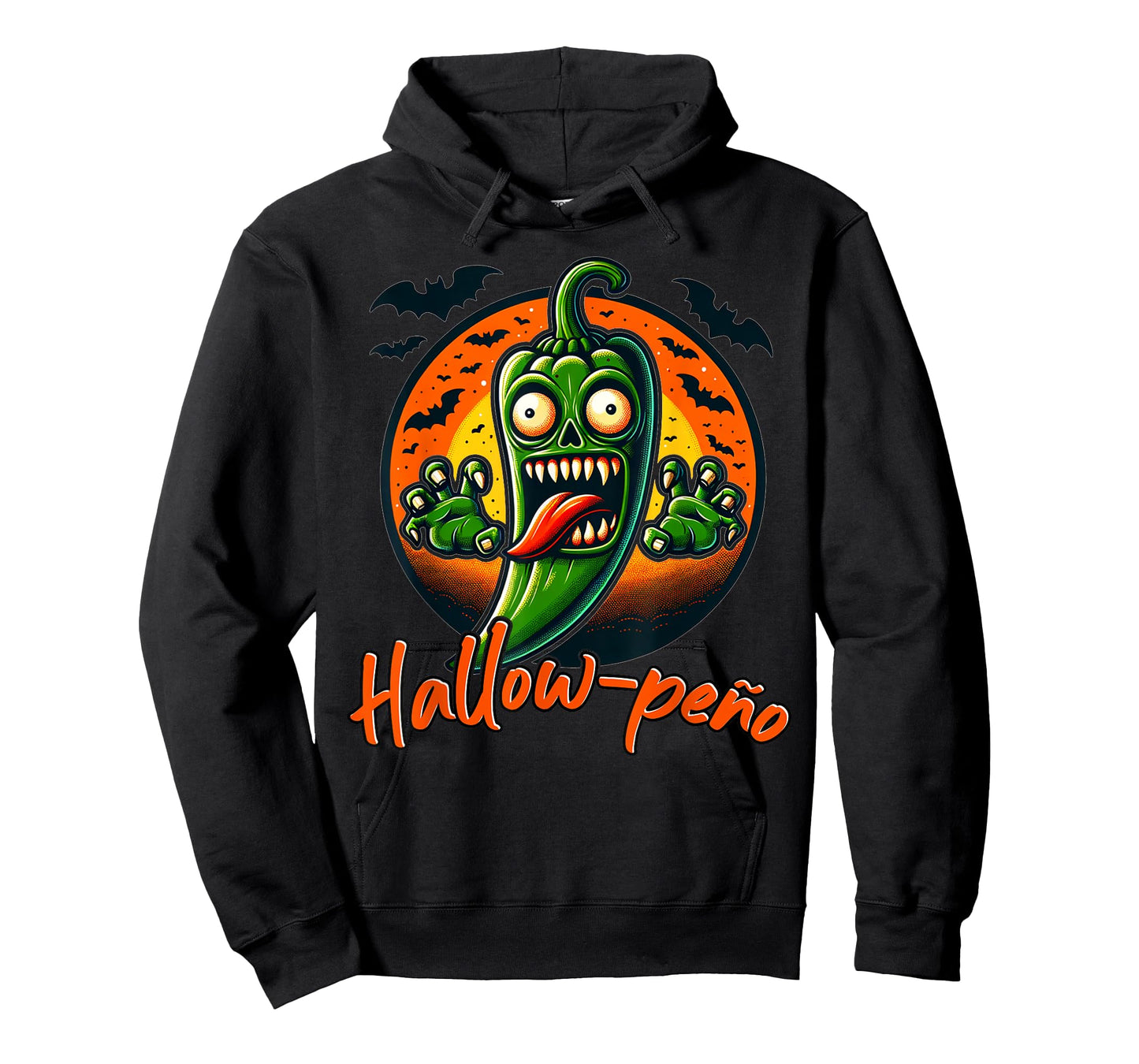 Jalapeno Ghost "Hallow-peno" Halloween Costume T-Shirt