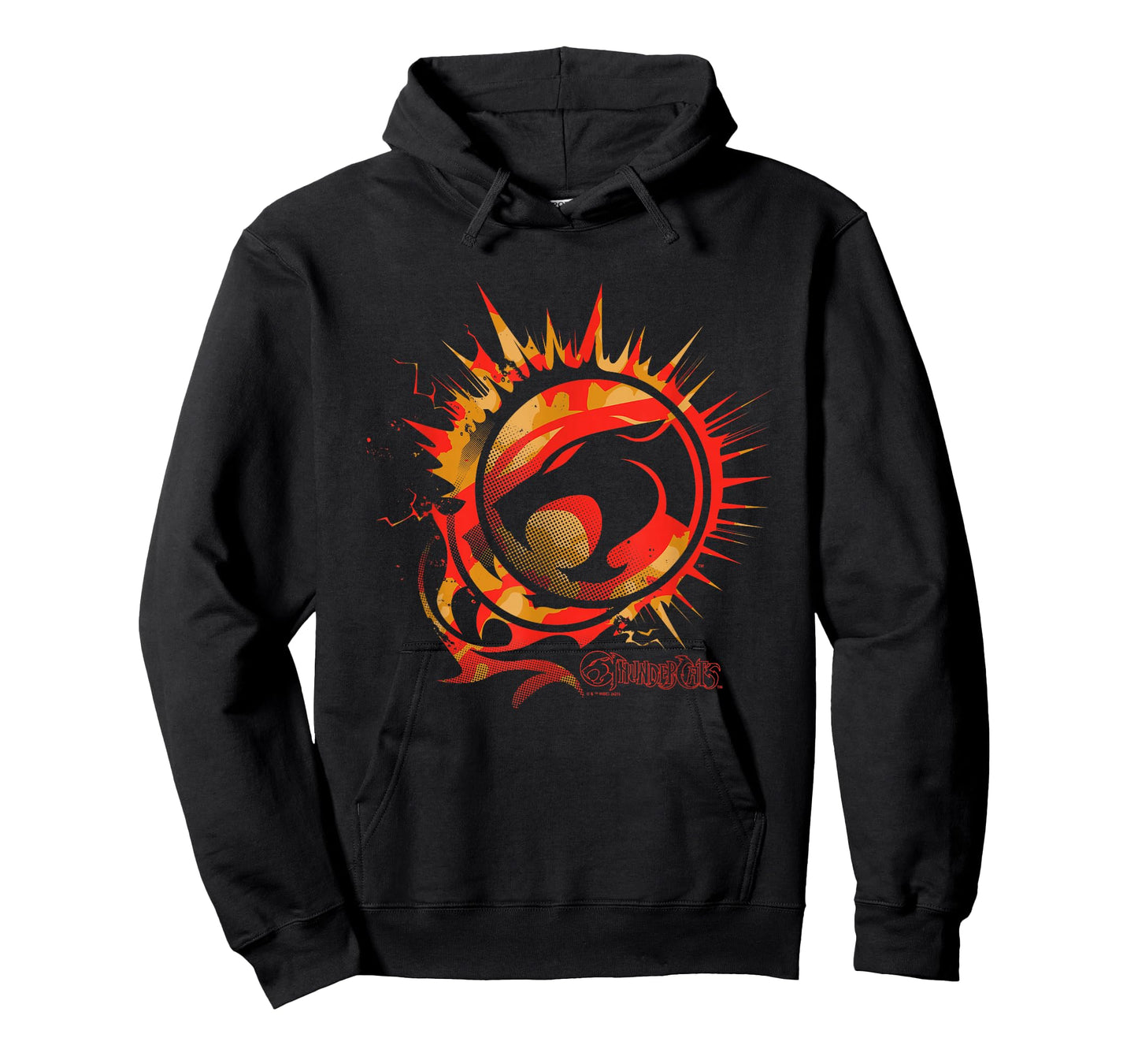 Thundercats Thundercats Logo on Fire T-Shirt