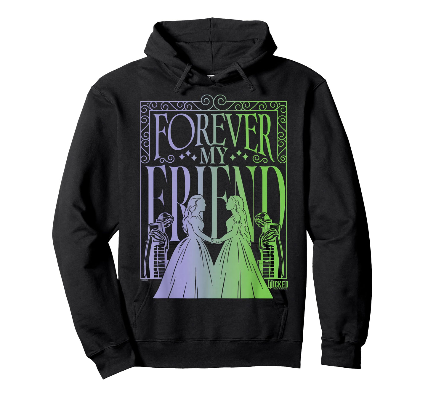 Wicked: for Good Forever My Friend Silhouettes T-Shirt