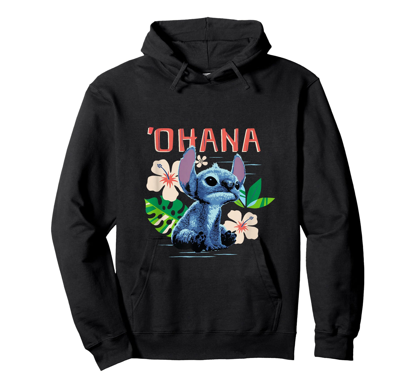 Disney Lilo & Stitch Ohana Sitting Stitch Cute Logo T-Shirt
