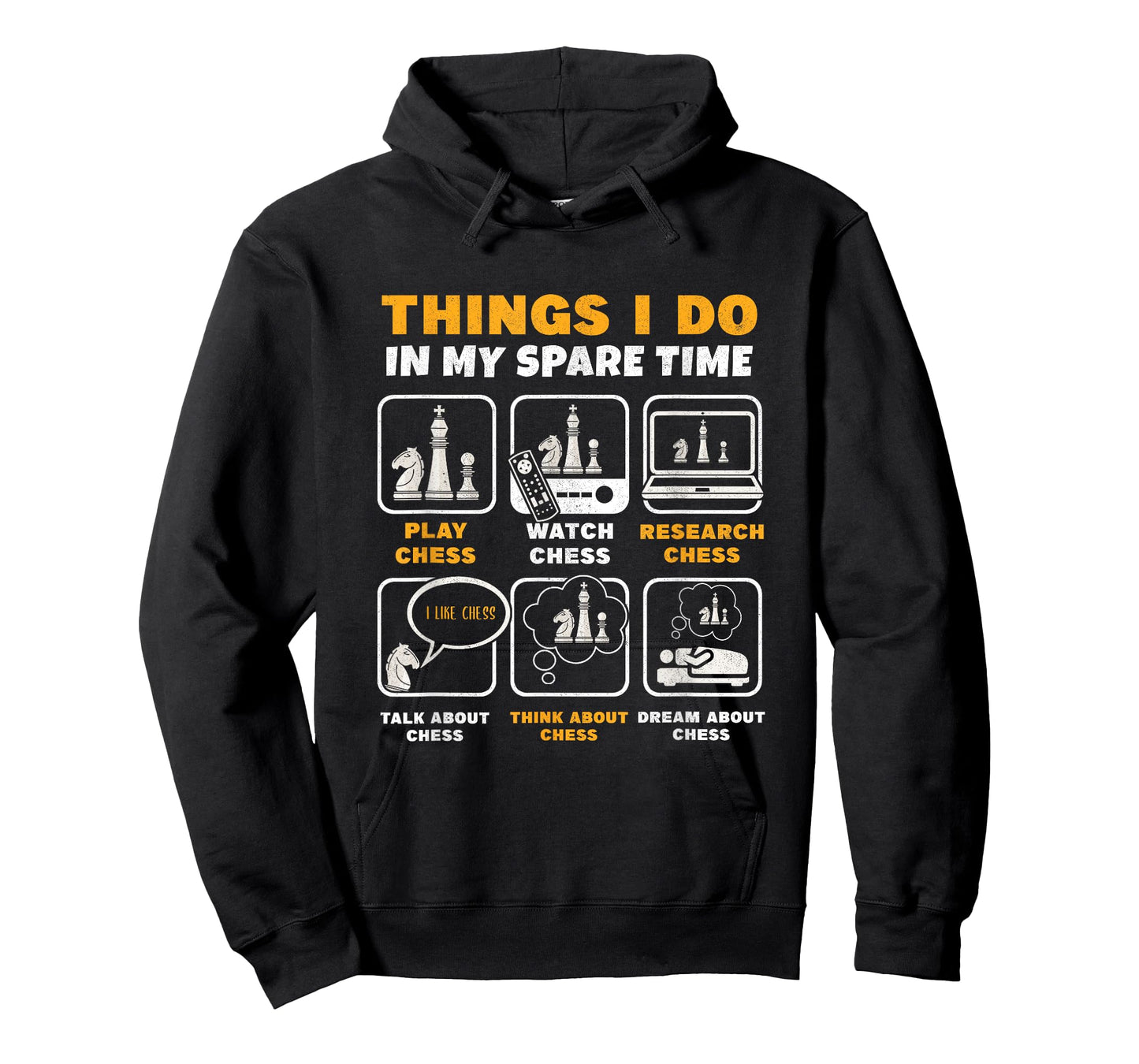 Funny Chess Player Things I Do In My Spare Time T-Shirt