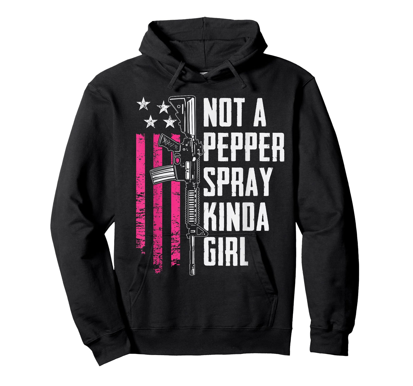 Not A Pepper Spray Kinda Girl - Women USA 2nd Amendment Gun T-Shirt