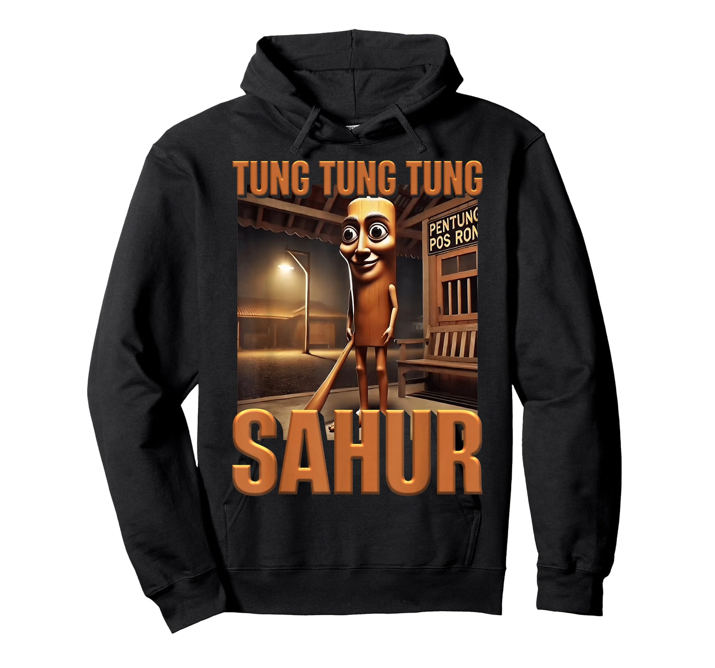 Tung Tung Tung Sahur AI Monster Italian Brainrot Kids Boys T-Shirt