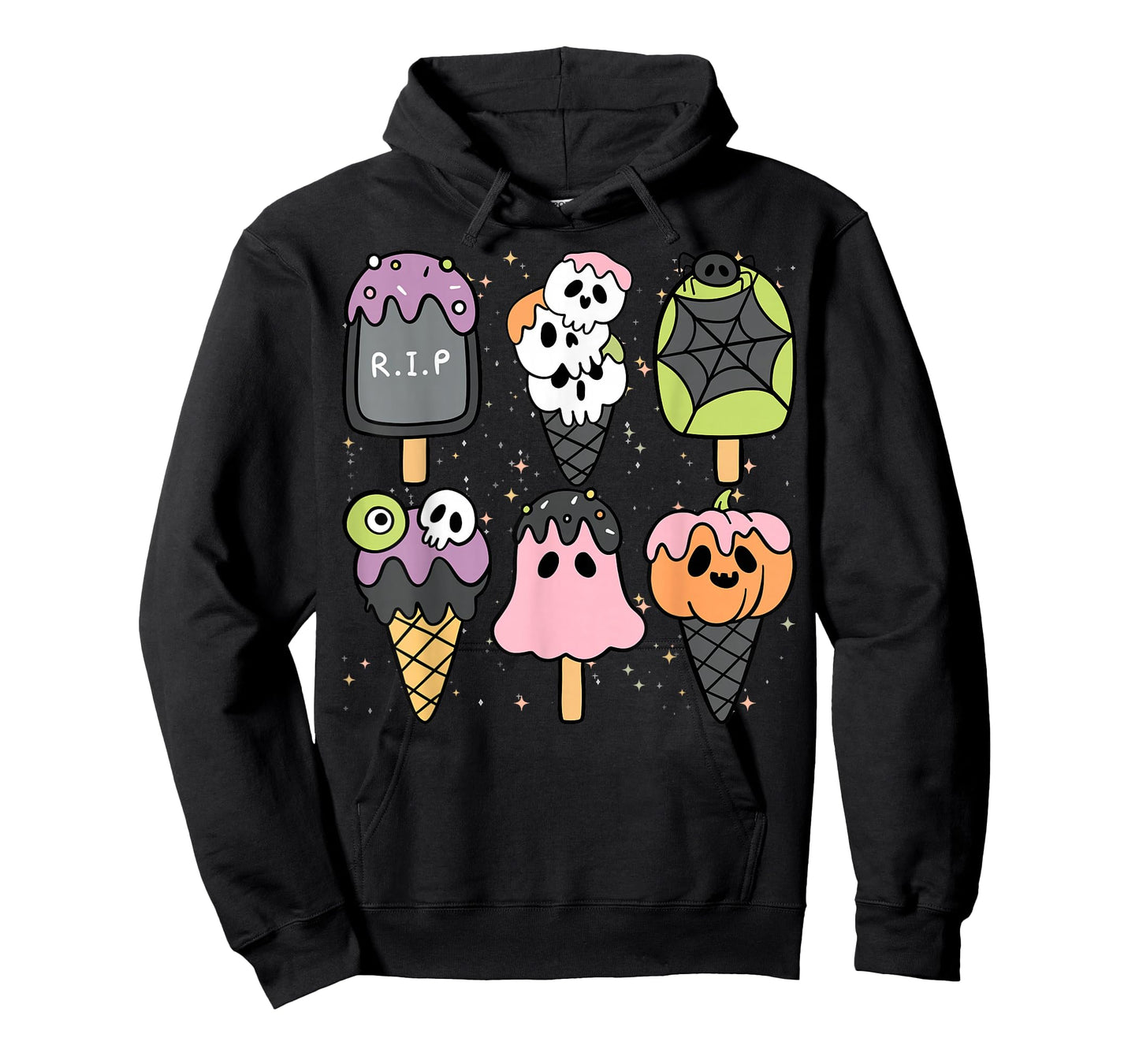 Horror Movie Summer Popsicle Halloween Ice Cream Summer-ween T-Shirt