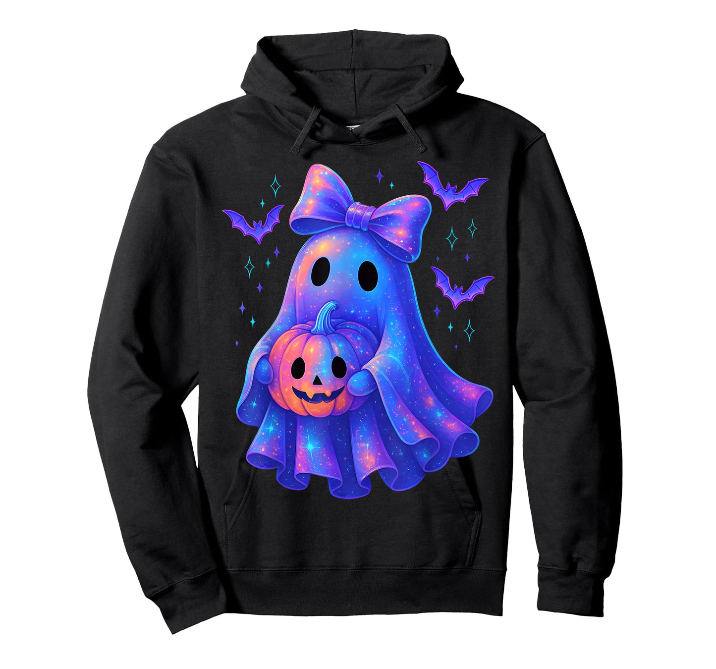 Cute Ghost Coquette Bow Halloween Spooky Season Girl Women T-Shirt