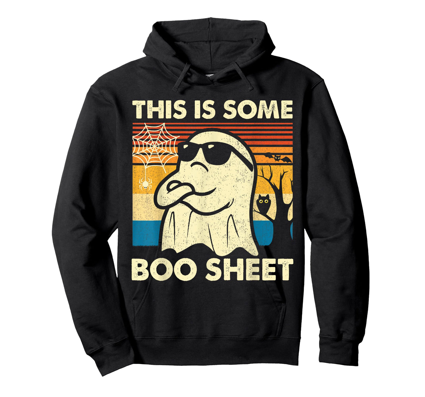 This is Some Boo Sheet Ghost Retro Funny Halloween Men Women T-Shirt