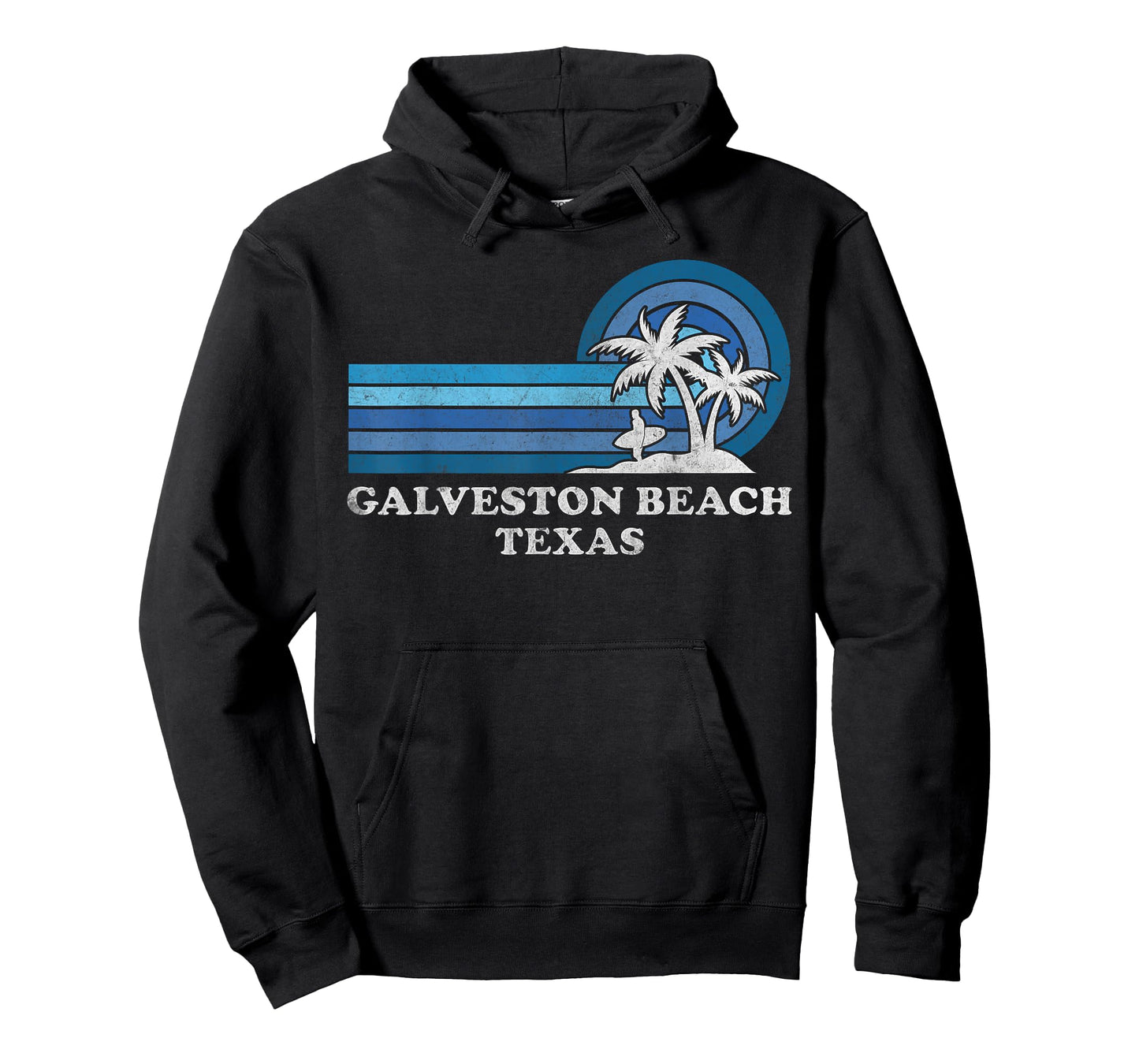 Galveston Beach Texas Family Summer Vacation Vintage T-Shirt