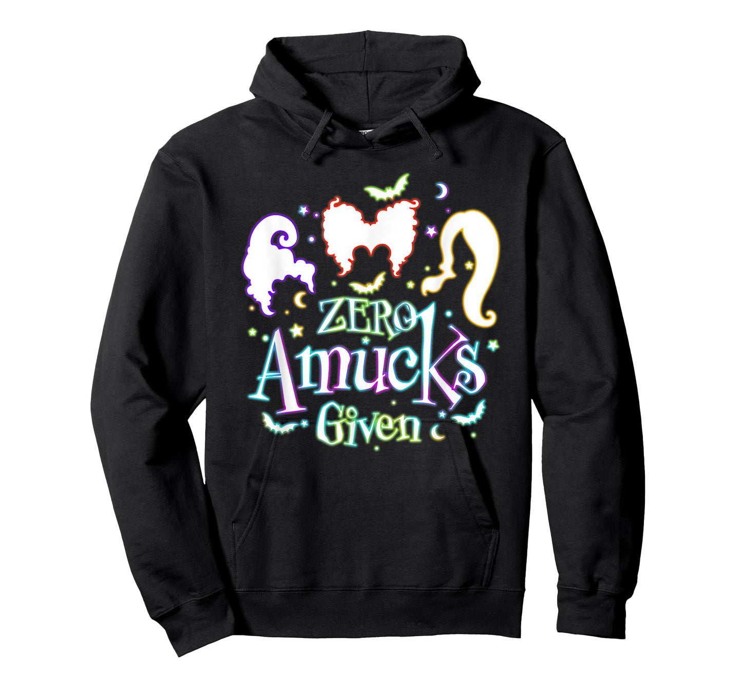 Funny Zero Amucks Given Halloween Spooky Witch Season Outfit T-Shirt