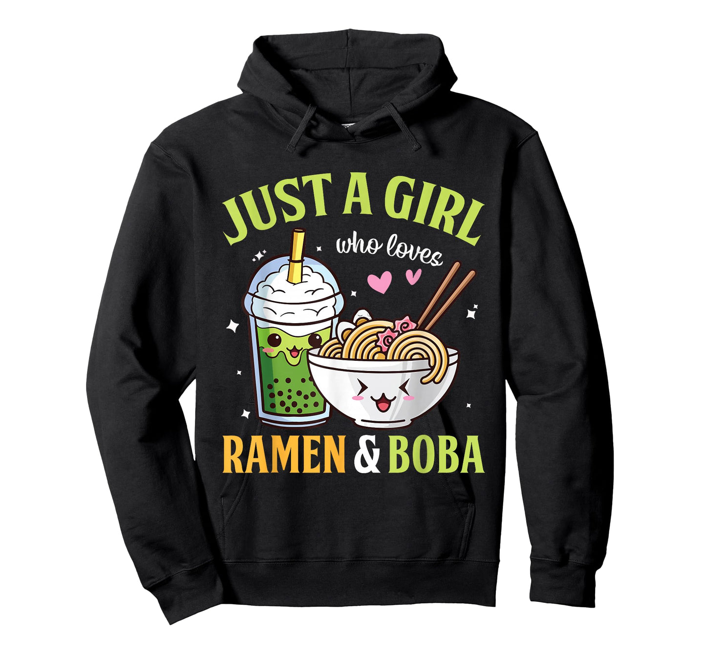 Kawaii Just A Girl Who Loves Ramen And Boba Tea Bubble Milk T-Shirt