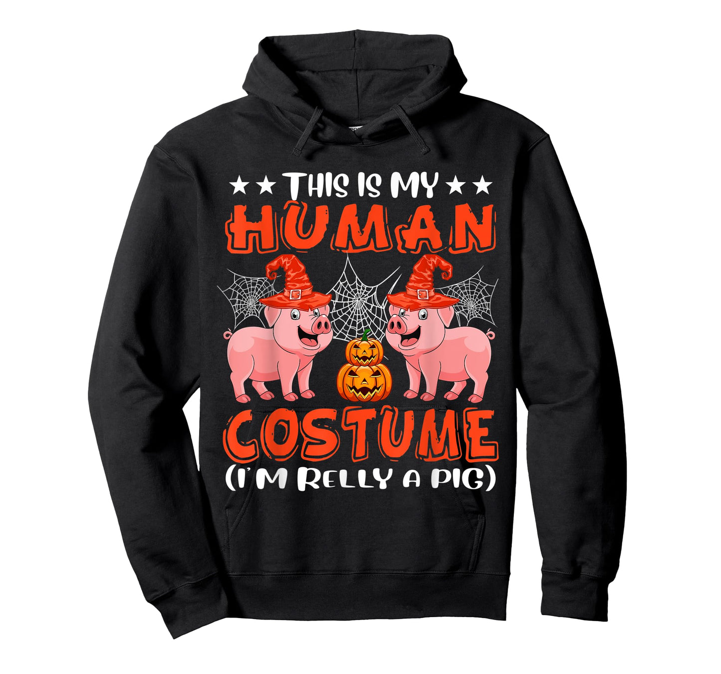 This Is My Human Costume I'm Really A Pig Halloween Farmer T-Shirt