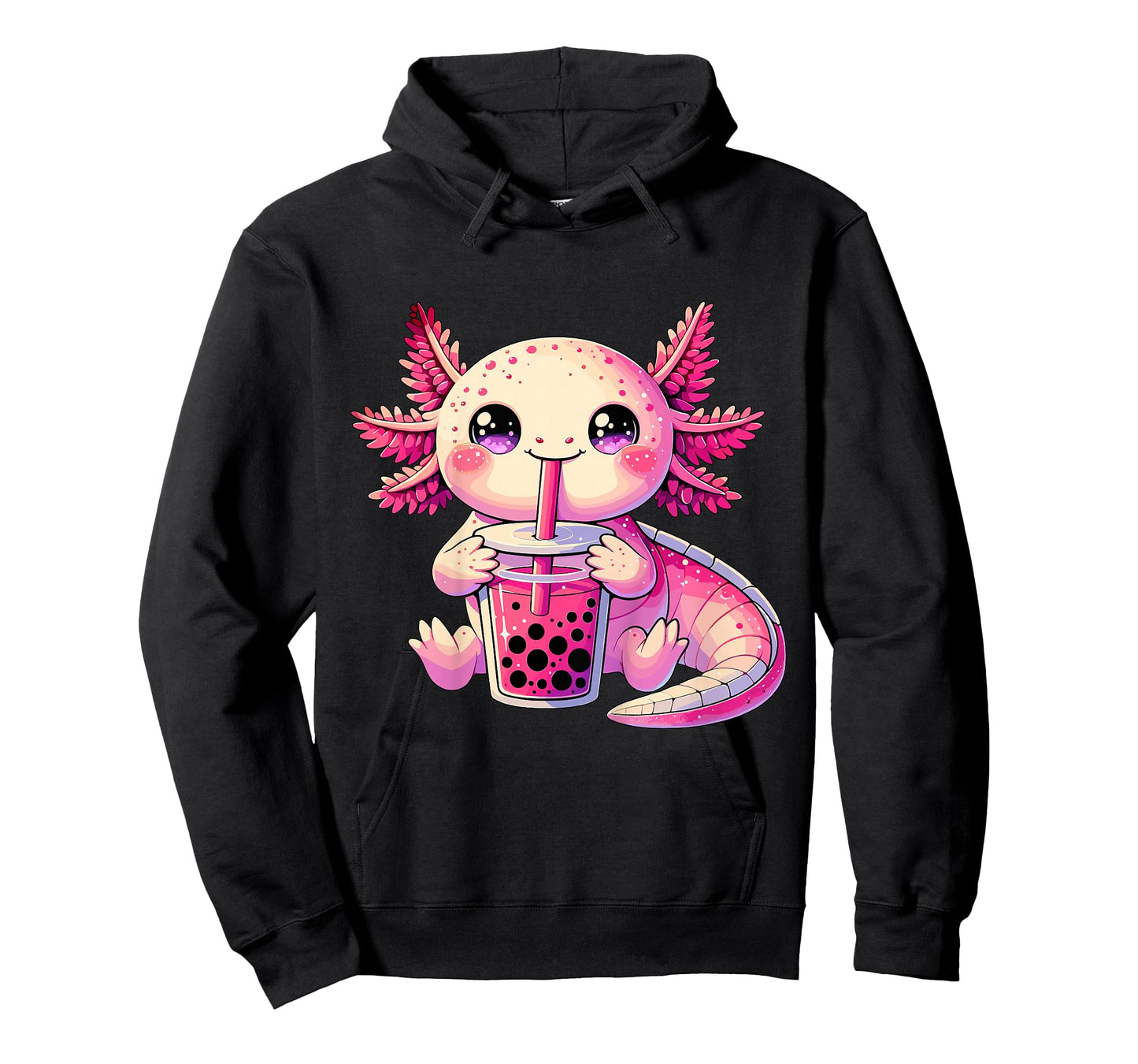 Axolotl Bubble Boba Tea Cute Kawaii Axolotl T-Shirt