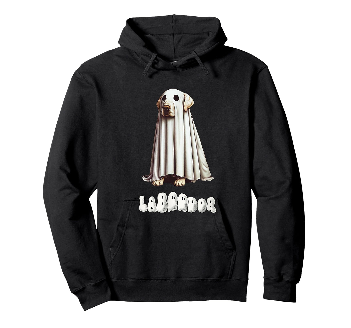 Funny Yellow Labrador Halloween Ghost, LaBOOdor, Lab Mom T-Shirt