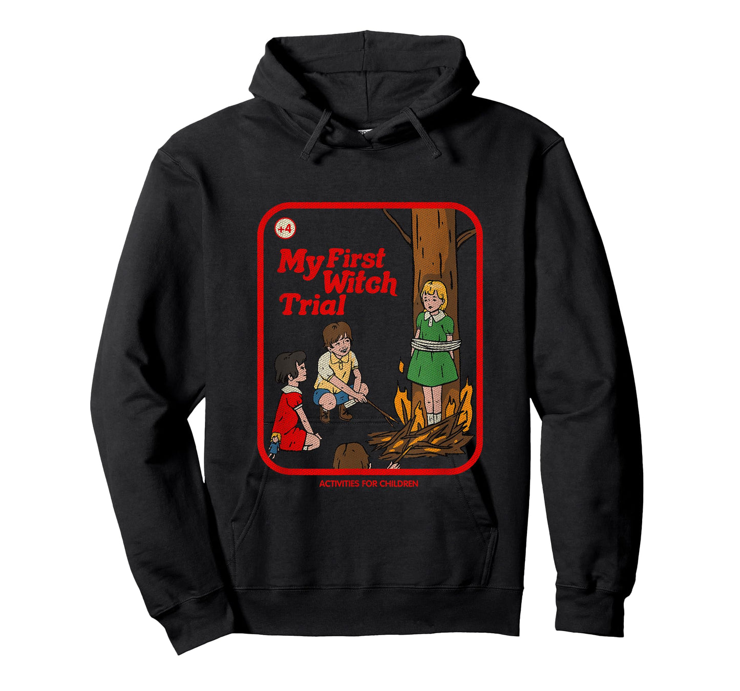My First Witch Trial Vintage Childgame Horror Goth Punk Premium T-Shirt