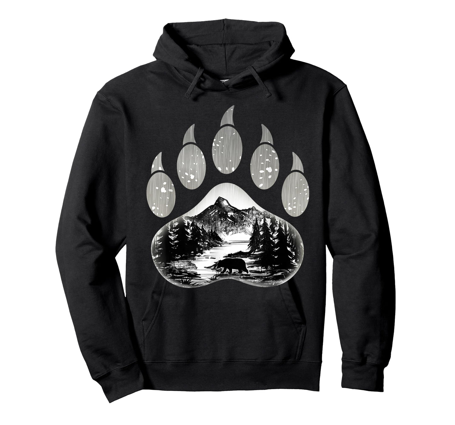 Native American Indian Bear Claws Funny Mountain Animal Gift T-Shirt