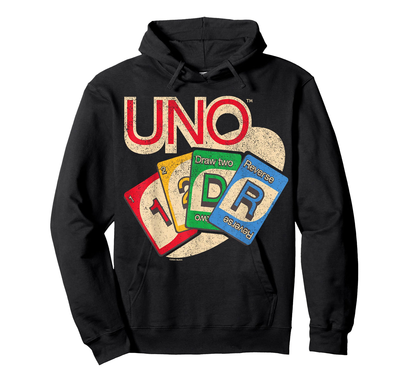 UNO Card Spread with Logo T-Shirt