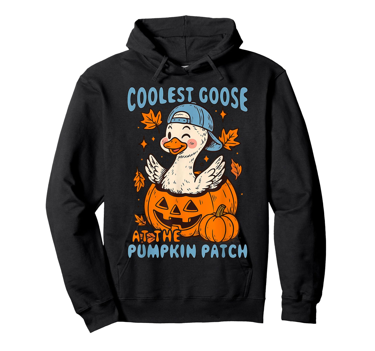 Coolest Goose at The Patch, Fall Goose Pumpkin Patch Toddler T-Shirt
