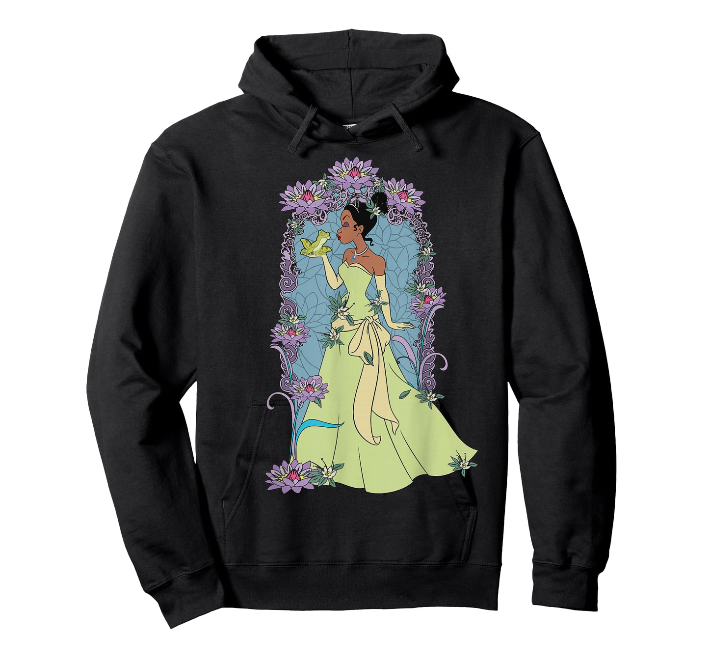 Disney The Princess And The Frog Tiana Profile Stained Glass T-Shirt