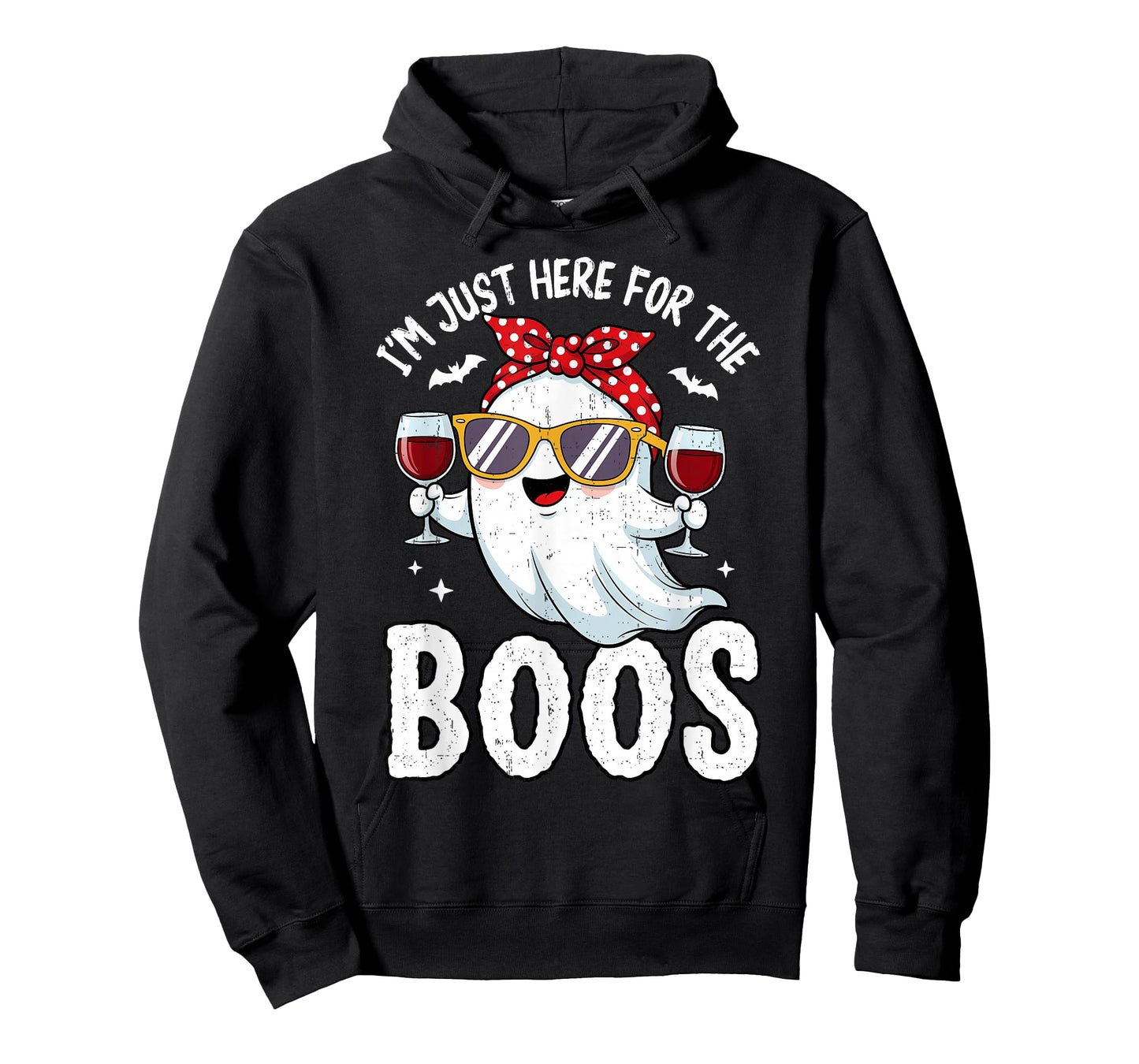 I'm Just Here for The Boos Funny Ghost Funny Halloween Women T-Shirt