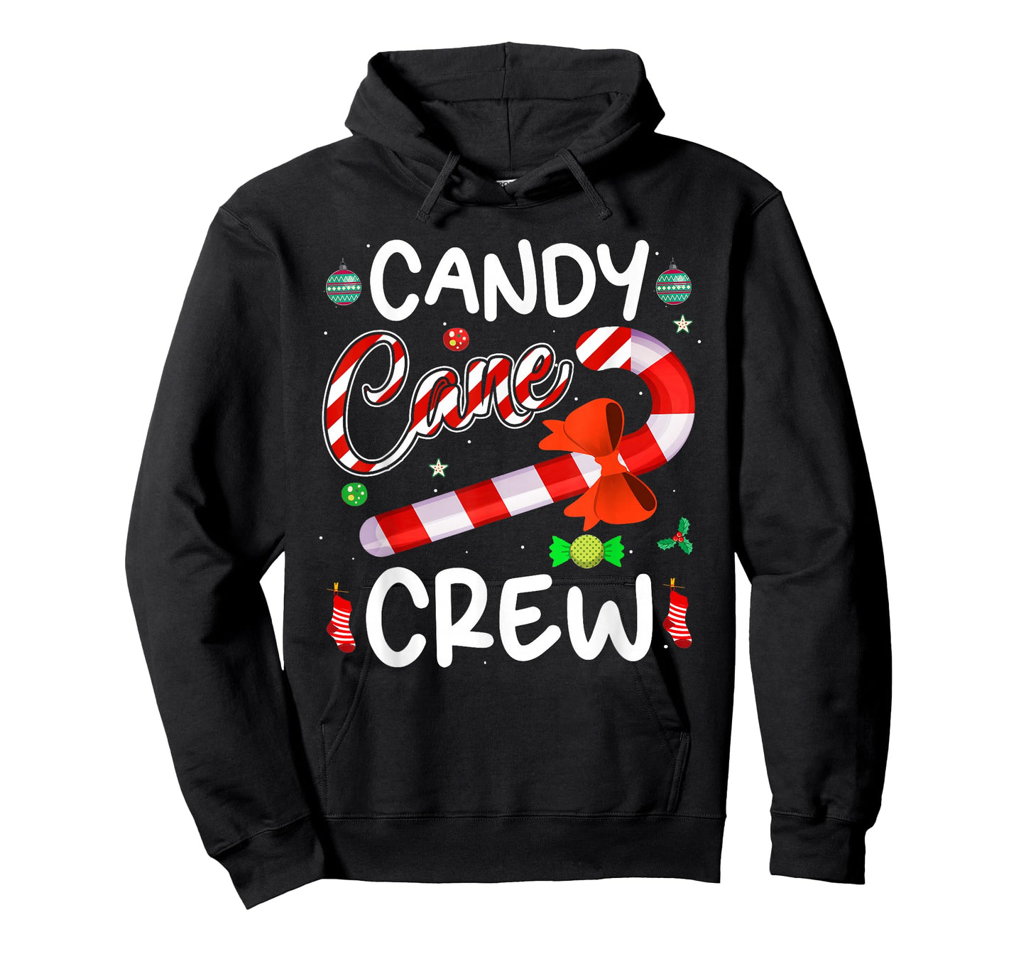 Candy Cane Crew Funny Christmas Candy Lover X-mas Gifts T-Shirt