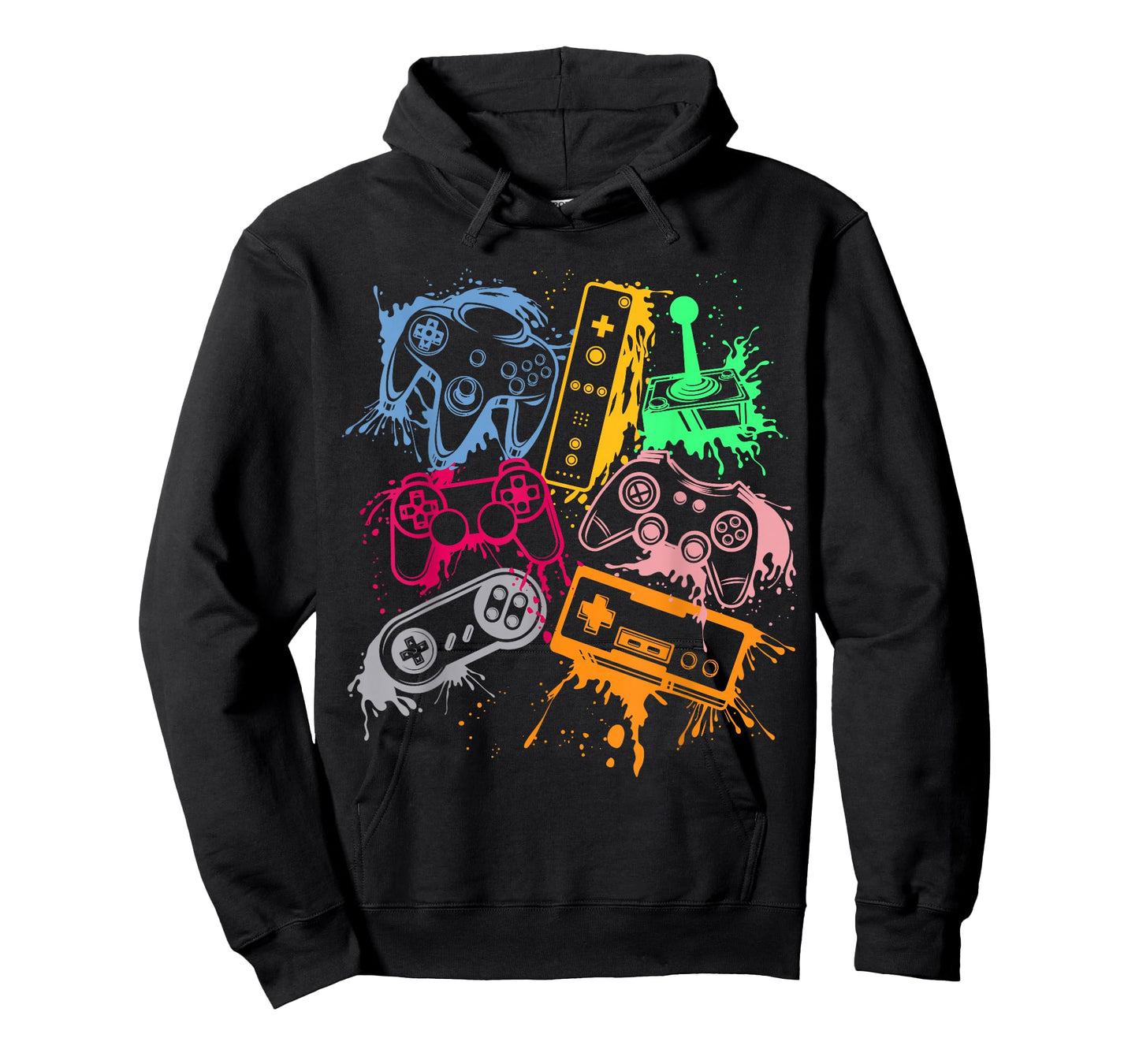 Video Game Console Controllers Retro 80's 90's Arcade Gamer T-Shirt