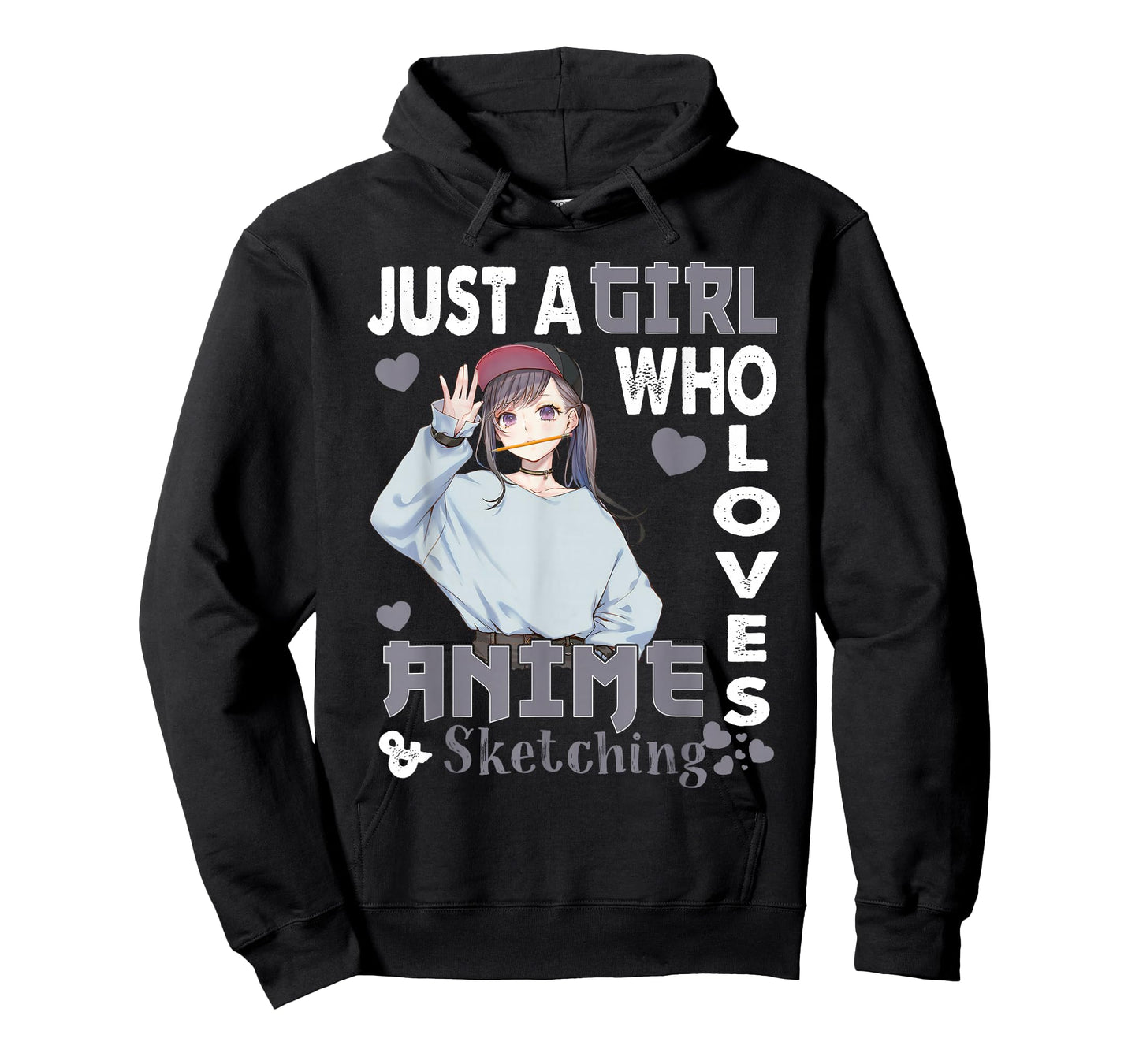 Japanese Anime Drawing Gifts Just A Girl Who Loves Sketching T-Shirt