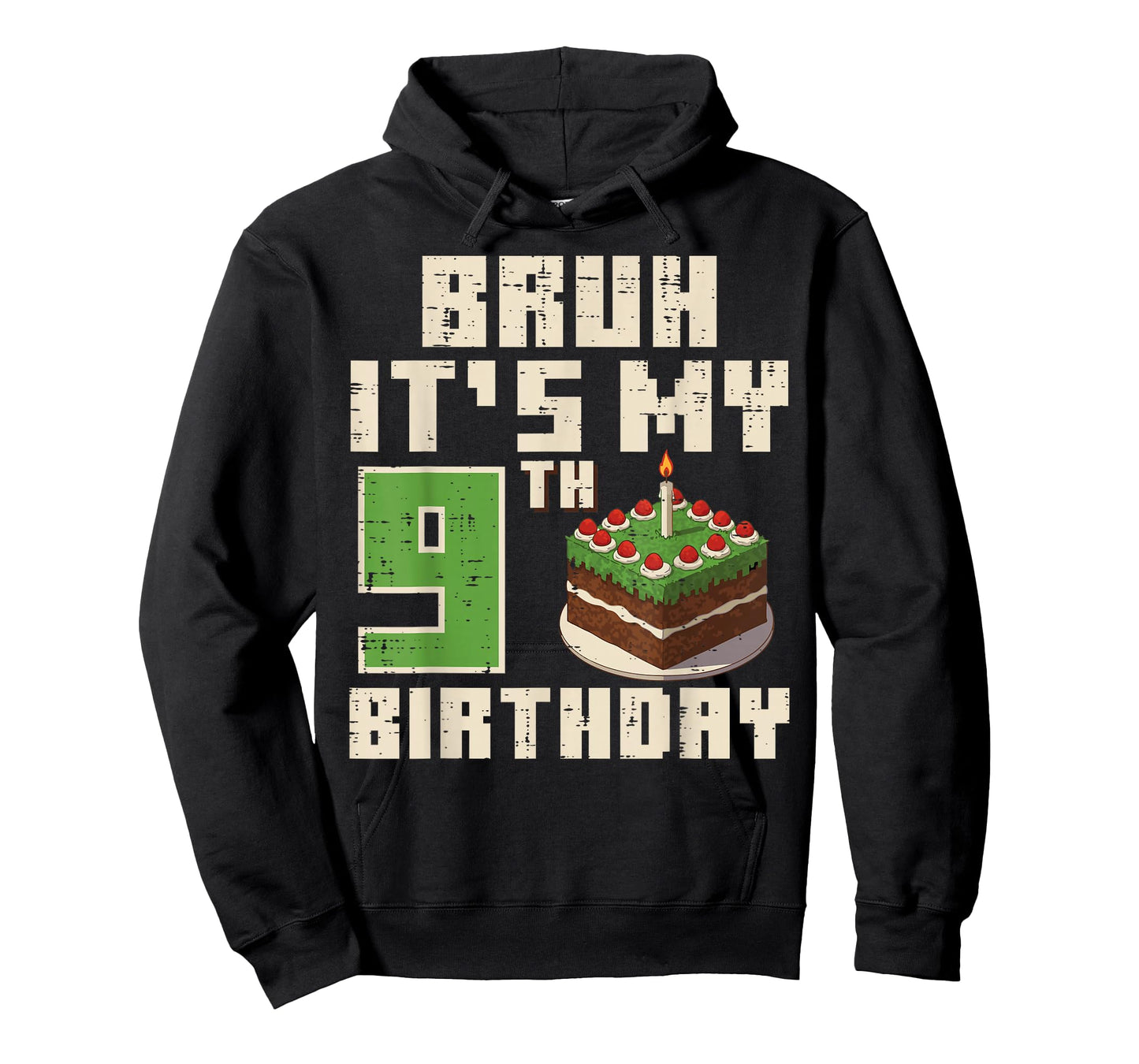 9th Birthday Pixel Gaming 9 Year Old Gamer Bday Boys Kids T-Shirt