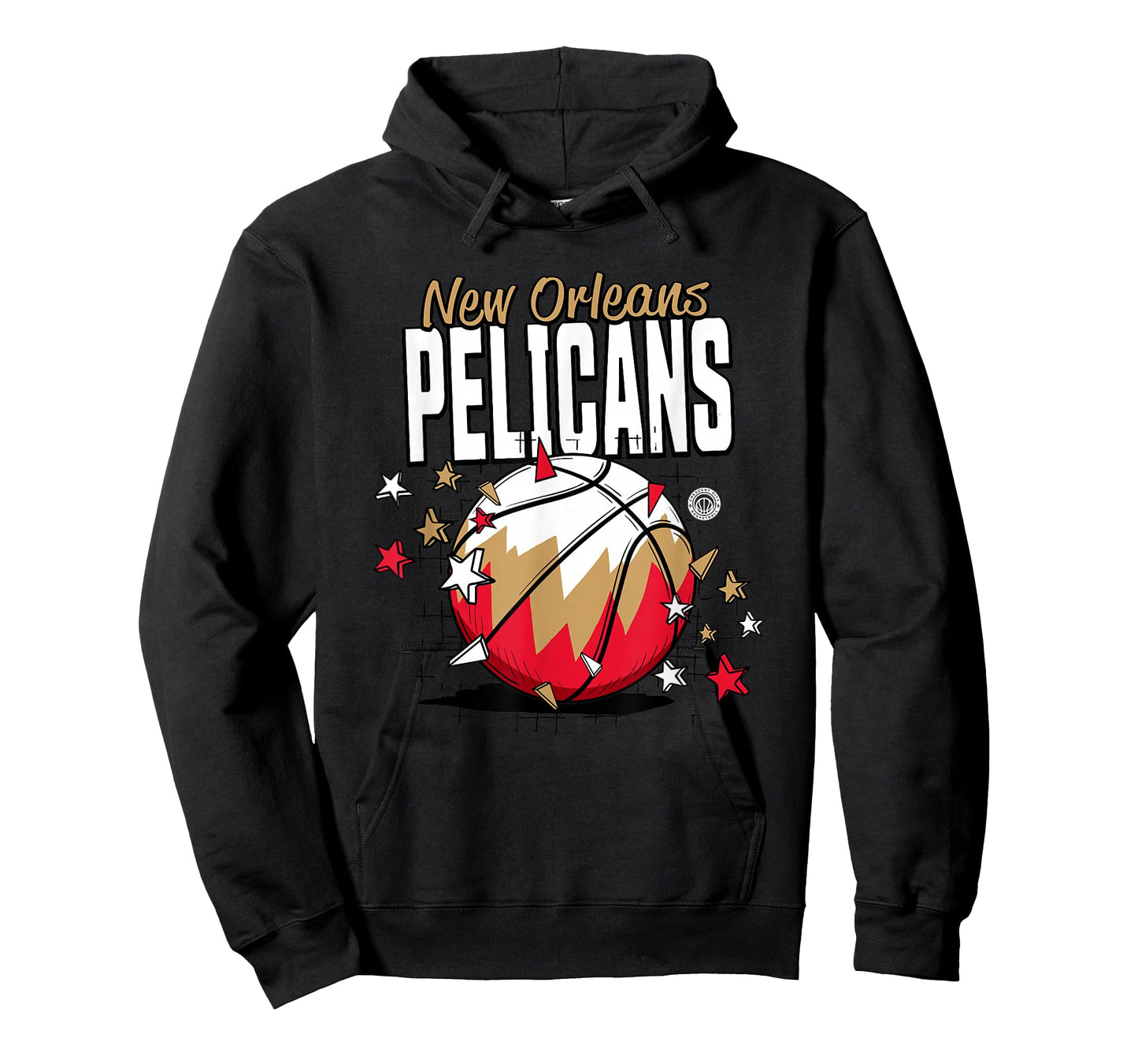 NBA New Orleans Pelicans Basketball Doodle Stars T-Shirt