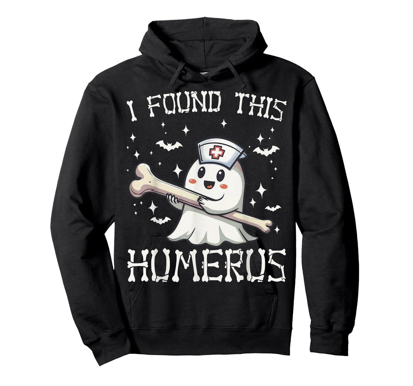 I Found This Humerus Halloween Nurse Ghost Funny Saying T-Shirt